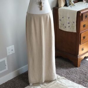 EDDIE BAUER long linen skirt